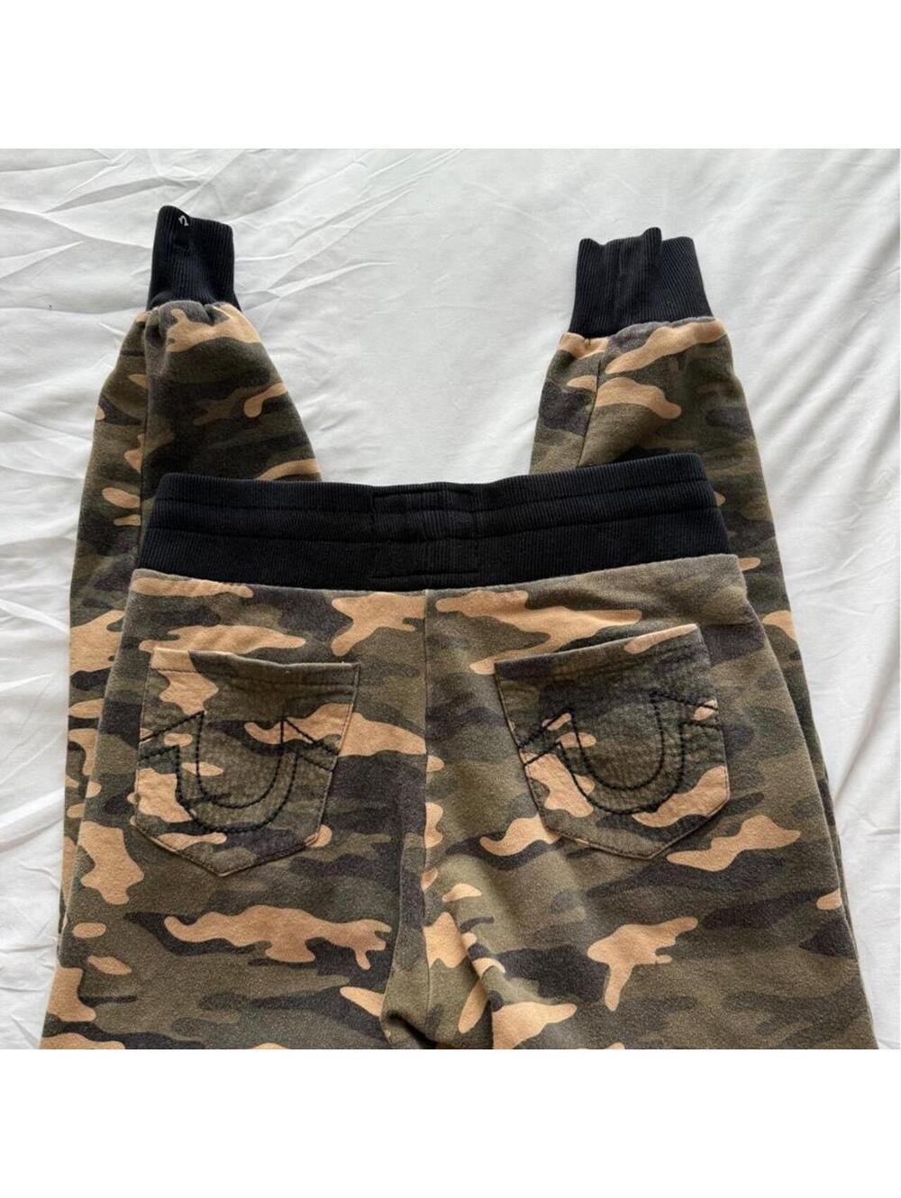 True Religion Camo Drawstring Sweatpants - Picture 2 of 6